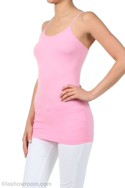 F &amp; F Thin Strap Camisole Tank Top