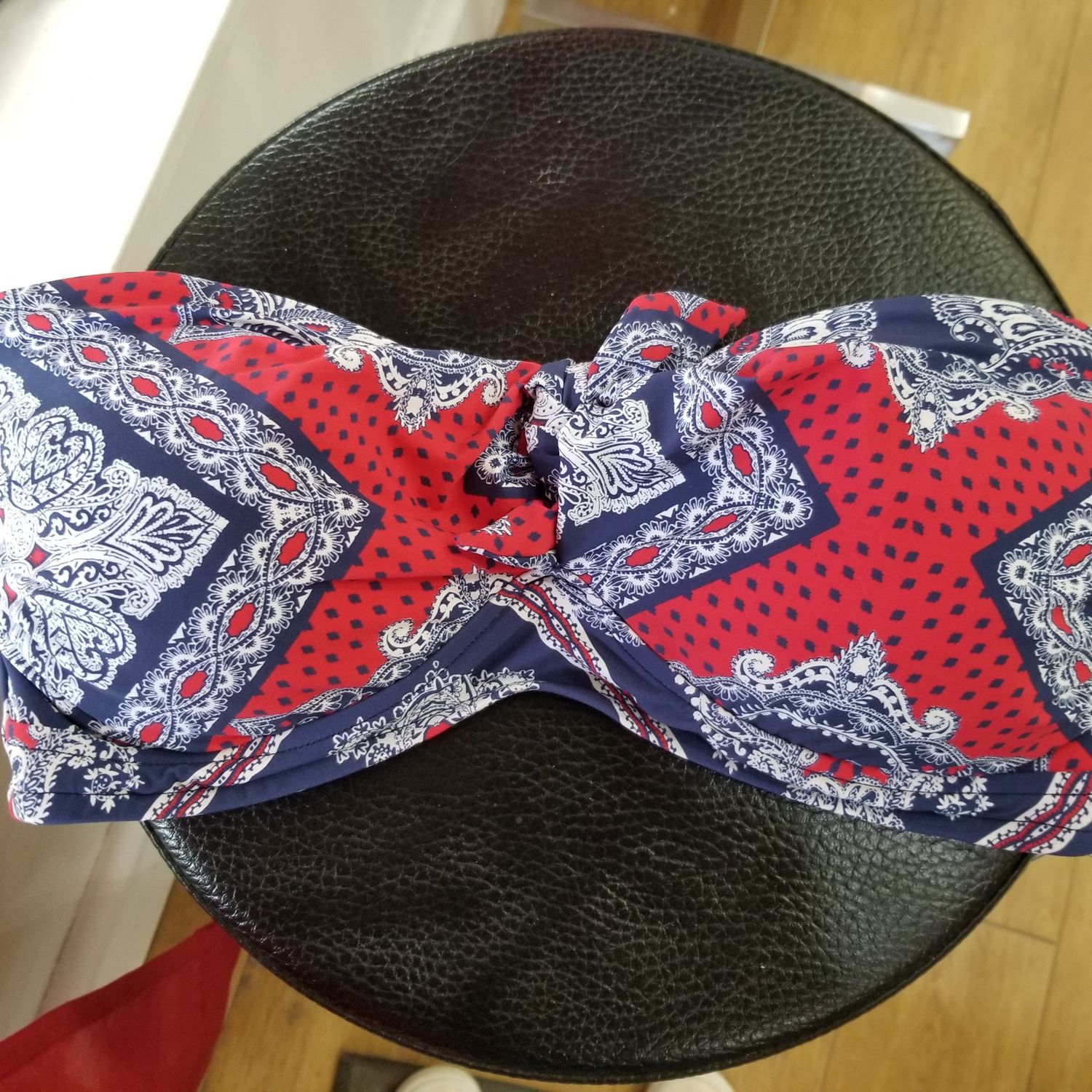 Seafolly BandanaBay Tie Front Bandeau