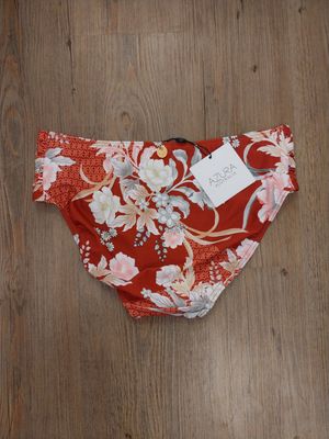 Azura Australia Tangelo Gathered Midrise Bikini Bottom
