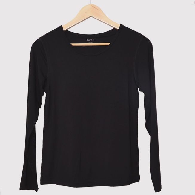 Drifwoo Modal Long Sleeve Essential Tee with Shelf Bra
