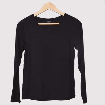Drifwoo Modal Long Sleeve Essential Tee with Shelf Bra
