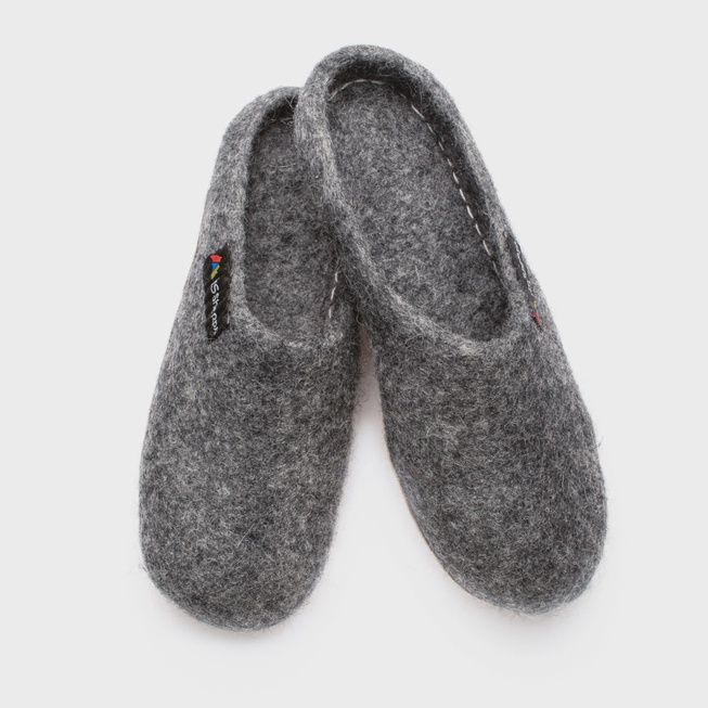 US Sherpa 100% Boiled Wool Felted Slippers