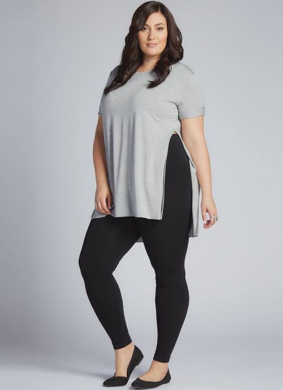 Cest Moi Bamboo Full Length Plus Leggings CEBPL1006
