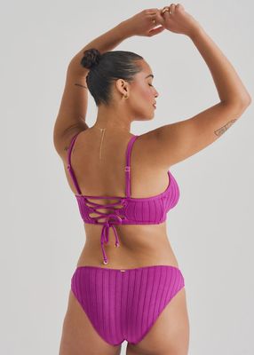 Everyday Sunday Spaced Rib Cami Crop Top