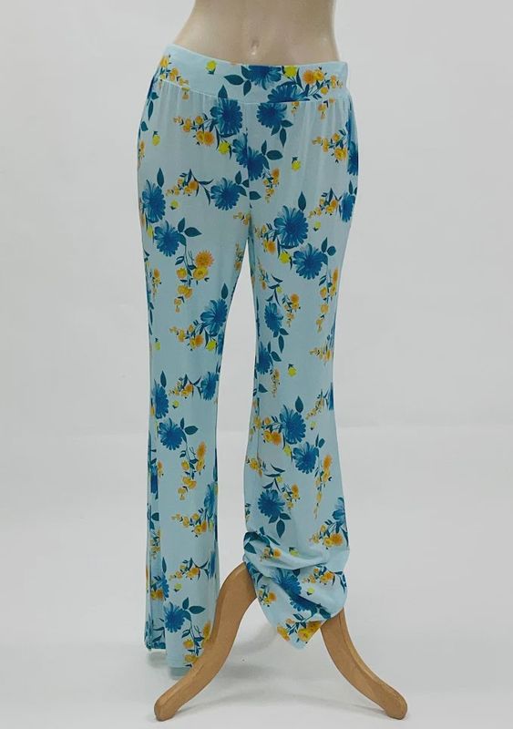 Cool Girl Blue Bells &amp; Bliss Blue Floral Pant