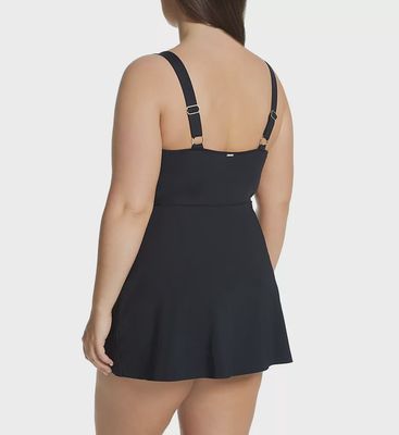 Anne Cole Plus Live in Colour Surplice Mio Swim Dress