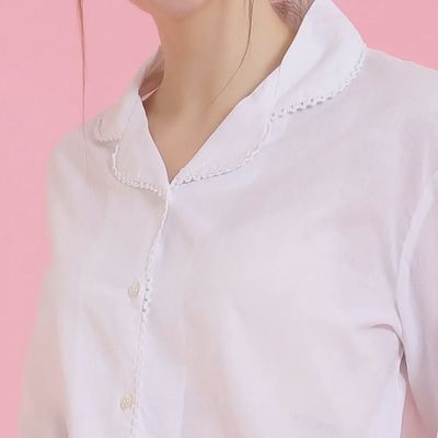 The Mahogany Store Jane 2 Piece Cotton Pajama Set