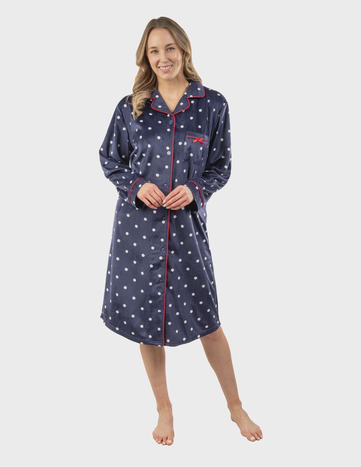 Patricia Silky Velvet Nightshirt 122-2