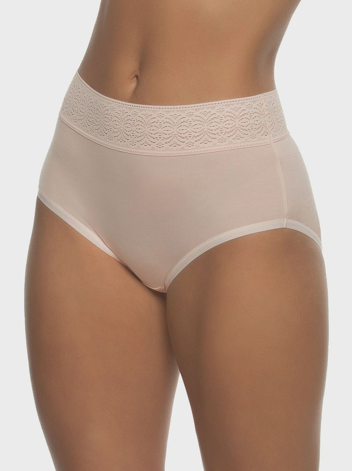 Felina Serene Modal &amp; Lace Brief  #4994M