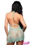 Fantasy Lingerie Striped Lace Babydoll matching Thong
