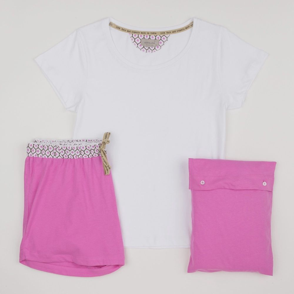 Veraluna Organic Cotton  Pajama Short Set