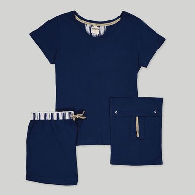 Veraluna Organic Cotton  Pajama Short Set