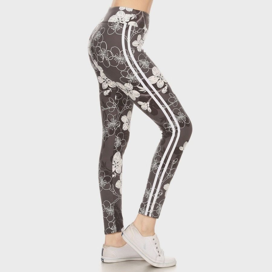 Leggings Depot One-Size Yoga Stripe Leggings