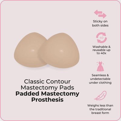 Boomba Classic Contour Mastectomy Pads