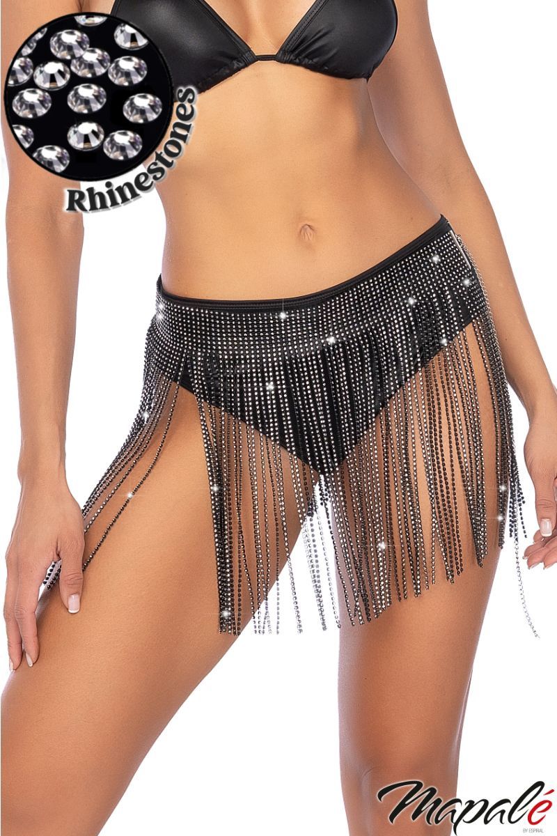 Mapale Lingerie Rhinestone Skirt