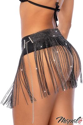 Mapale Lingerie Rhinestone Skirt