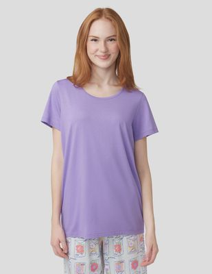 Hue Solid Short Sleeve Sleep Tee