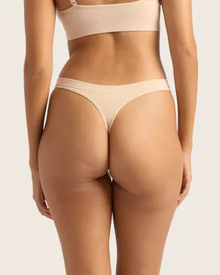 Boody Wear Thong  In Bamboo Seamfree Fabric