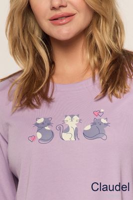 Claudel Lingerie Fall Flannel Pajama Set
