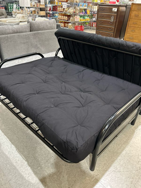 "Full" Futon Frame & Cushion Black, Retails for $599, Now $399