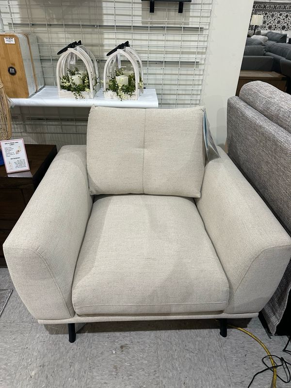 Delaney Fabric Chair, Cream, Retails for $499, Now $349