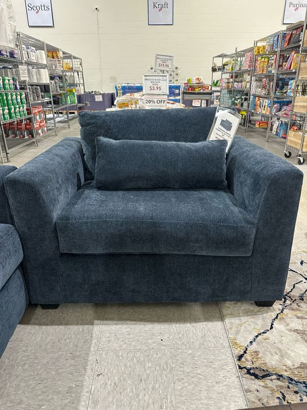 Cassian indigo Chair 1/2, Retails for $799, Now $449