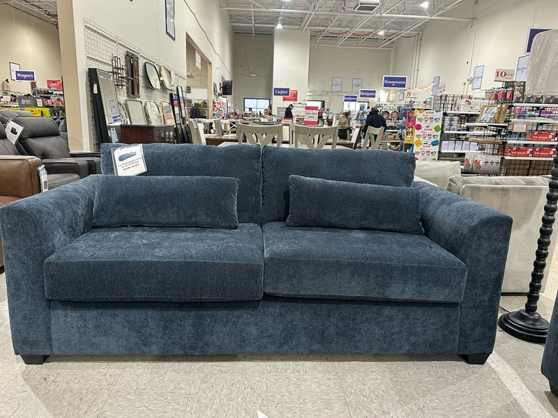 Cassian indigo (blue) Sofa, Retails for $899, Now $529