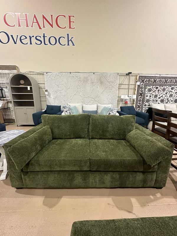 Cassian Pine Green Sofa, Retails for $899, Now $529