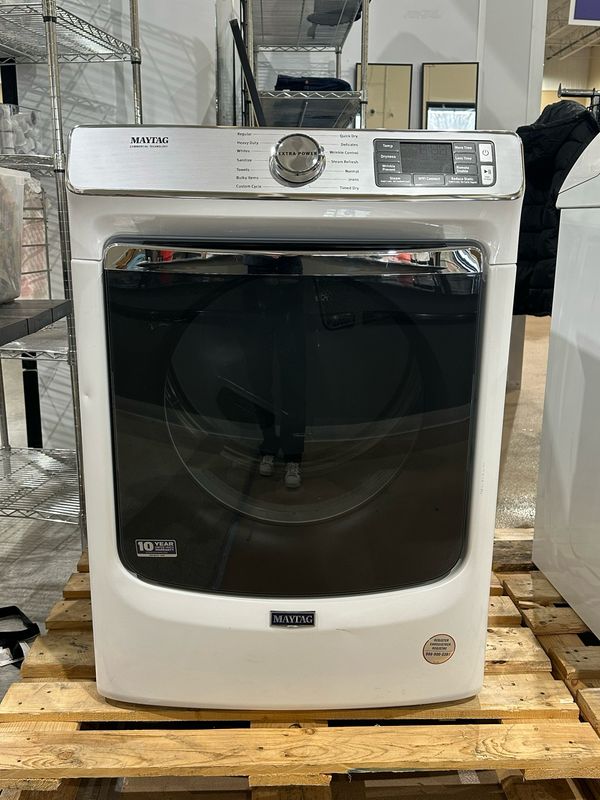 Maytag - 27 Inch Gas Smart Dryer with 7.3 Cu. Ft. Capacity, Extra Power Button, Retails for $1499, Now $749