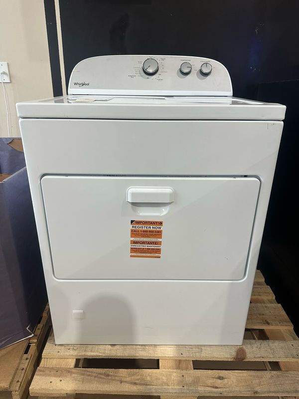 Whirlpool - 7 Cu. Ft. Gas Dryer with AutoDry Drying System - White, Retails for $849, Now $449