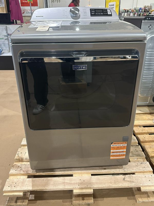 Maytag - 7.4 Cu. Ft. Smart Gas Dryer with Extra Power Button - Metallic Slate, Retails for $1249, Now $649