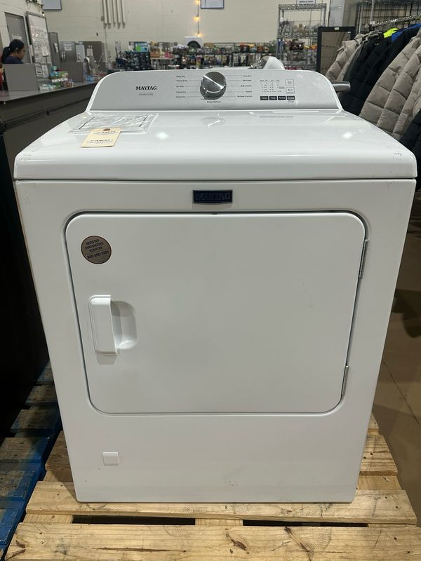 Maytag - 7.0 Cu. Ft. Gas Dryer with Steam and Pet Pro System - White, Retail for $1299, Now $649