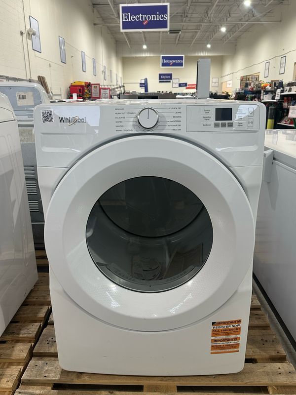 Whirlpool - 7.4 Cu. Ft. vented Front Load Gas Dryer in White with Quick Dry Cycle, Retails for $999, Now $549