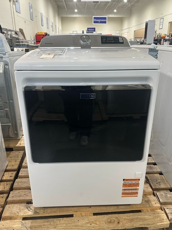 Maytag - 7.4 Cu. Ft. Smart Gas Dryer with Extra Power Button - White, Retails for $1149, Now $549