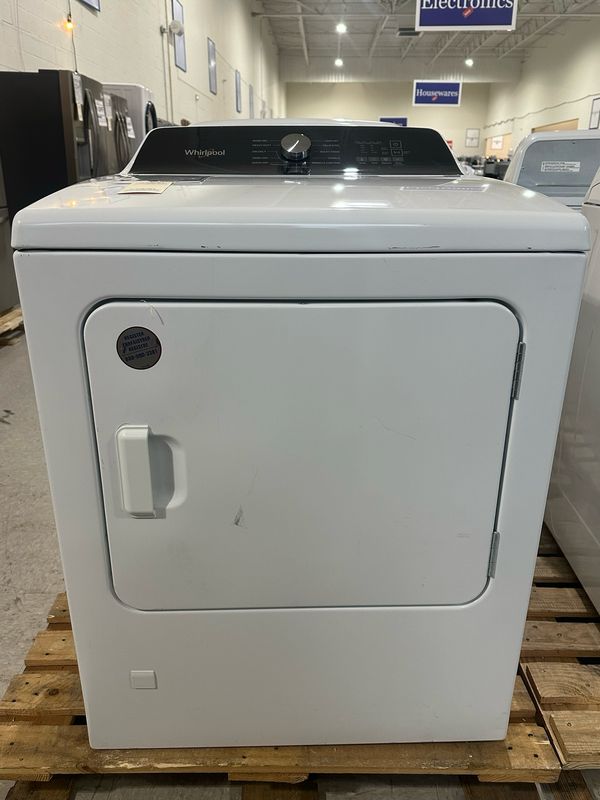 Whirlpool - 7.0 Cu. Ft. Gas Dryer with Steam and Moisture Sensing - White, Retails for $999, Now $449