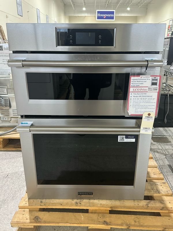 Frigidaire Professional 30 in. Electric Wall Oven and Microwave Combo