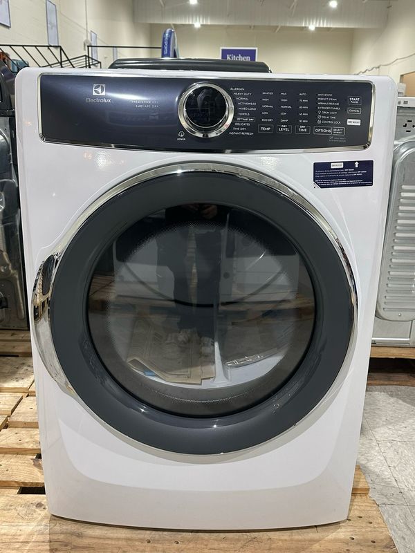 Electrolux 8 cu. ft. vented Front Load Stackable Electric Dryer ELFE7537AW1