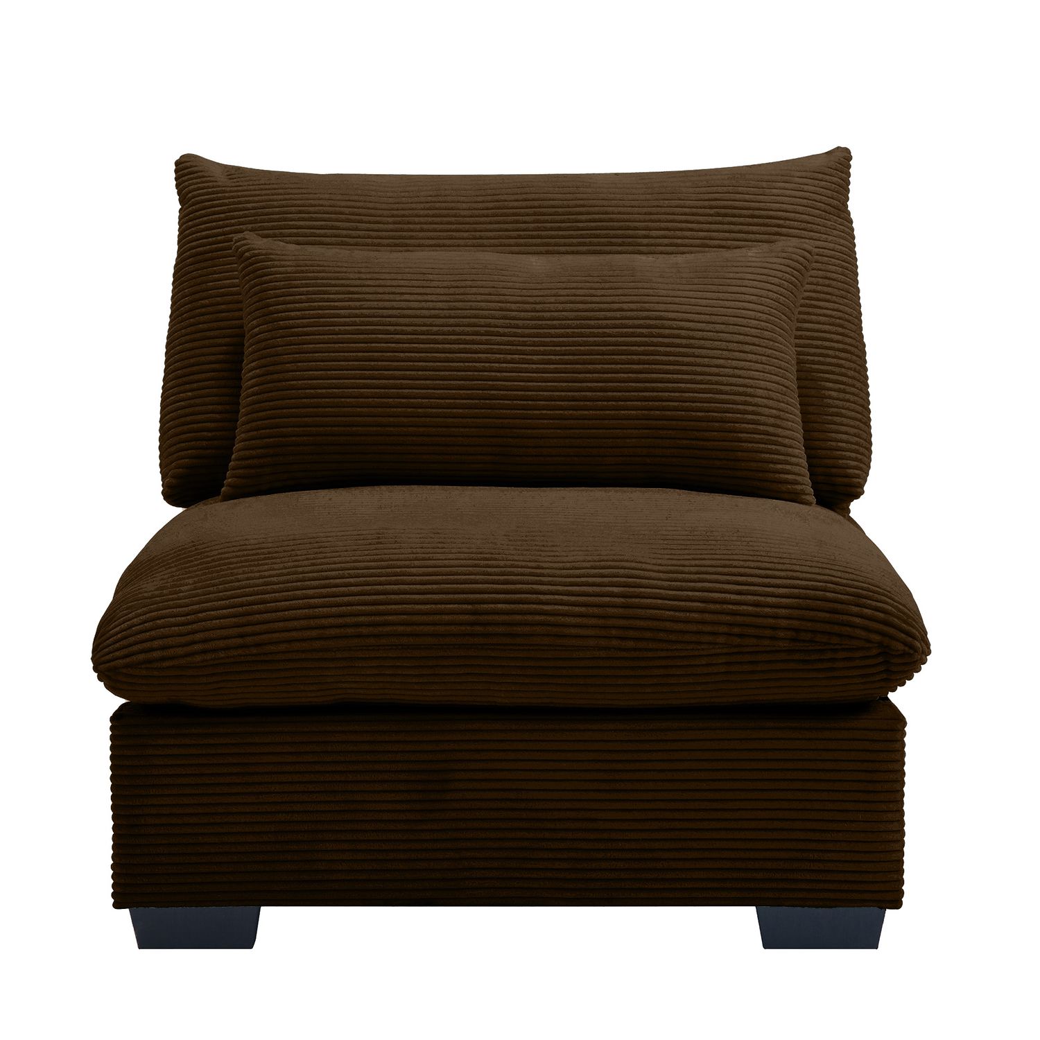 Armless sofa for flexible combination to become 2 - Seat 3 - Seat 4