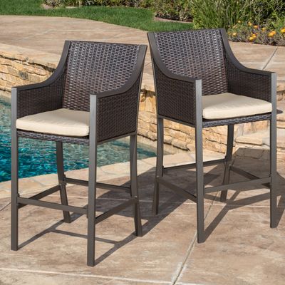 Riga Bar Stool - Brown Multi Riga Bar Stool - Brown Multi