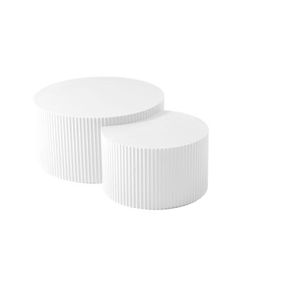 White Nesting table set of 2 White Nesting table set of 2