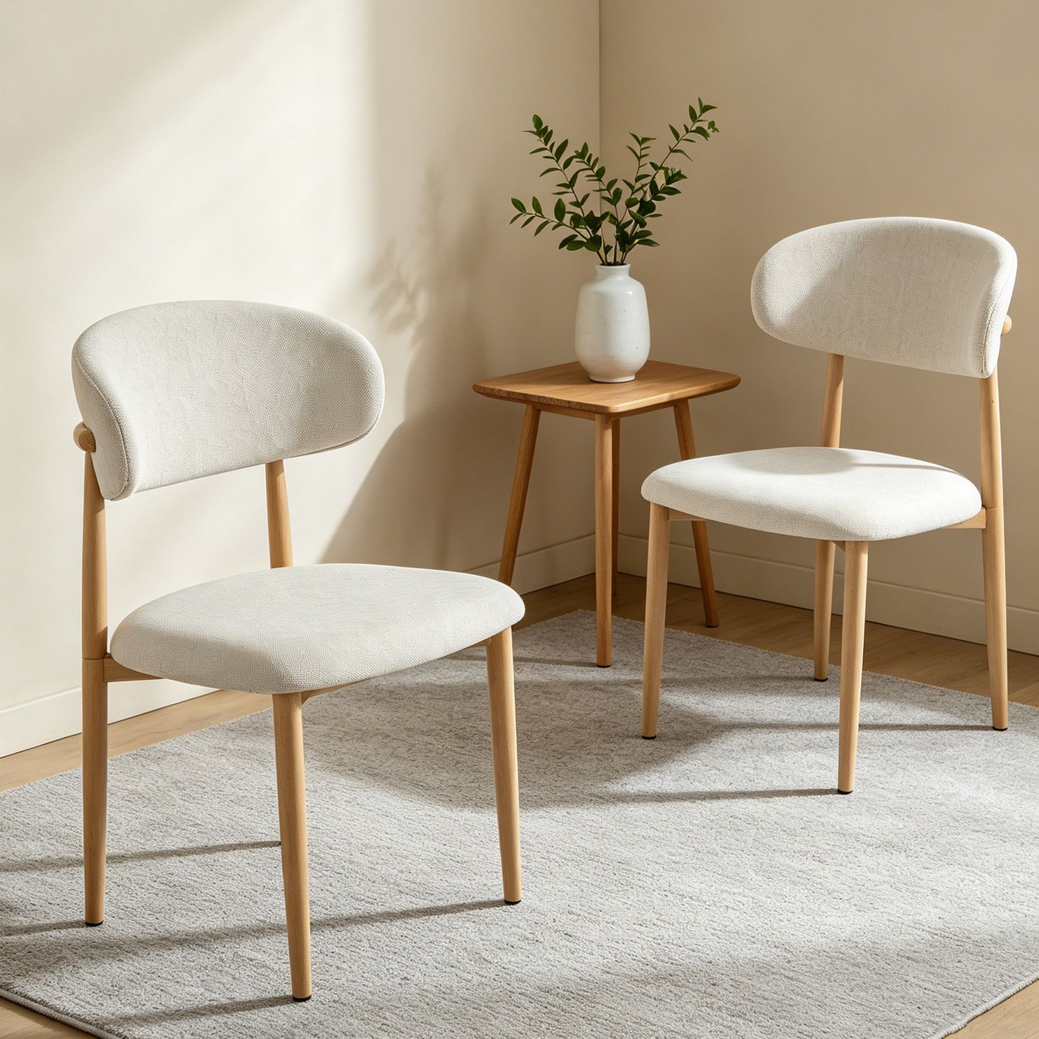 Dining chair 2 - piece set. Suitable for kitchen dining table. Dining chair 2 - piece set. Suitable for kitchen dining table.