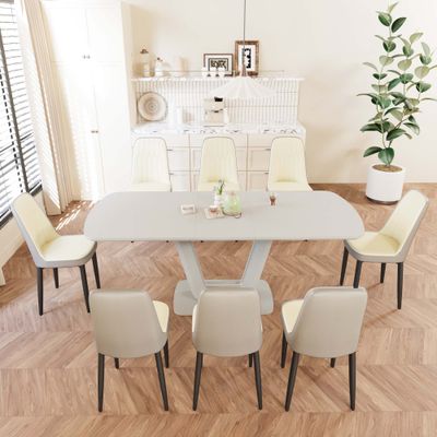 62.99 - 78.74 expandable dining table set for 2 - 8 - W2189S01128 62.99 - 78.74 expandable dining table set for 2 - 8 - W2189S01128