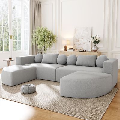 Boneless Couch Modular Sectional Sofa 114.9 Free - combined Sofa Couch Boneless Couch Modular Sectional Sofa 114.9 Free - combined Sofa Couch