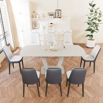 62.99 - 78.74 expandable dining table set for 2 - 8 - W2189S00721 62.99 - 78.74 expandable dining table set for 2 - 8 - W2189S00721