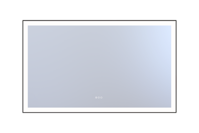 60*36in LED Mirror with Defogger & Dimmable - Silver 60*36in LED Mirror with Defogger & Dimmable - Silver