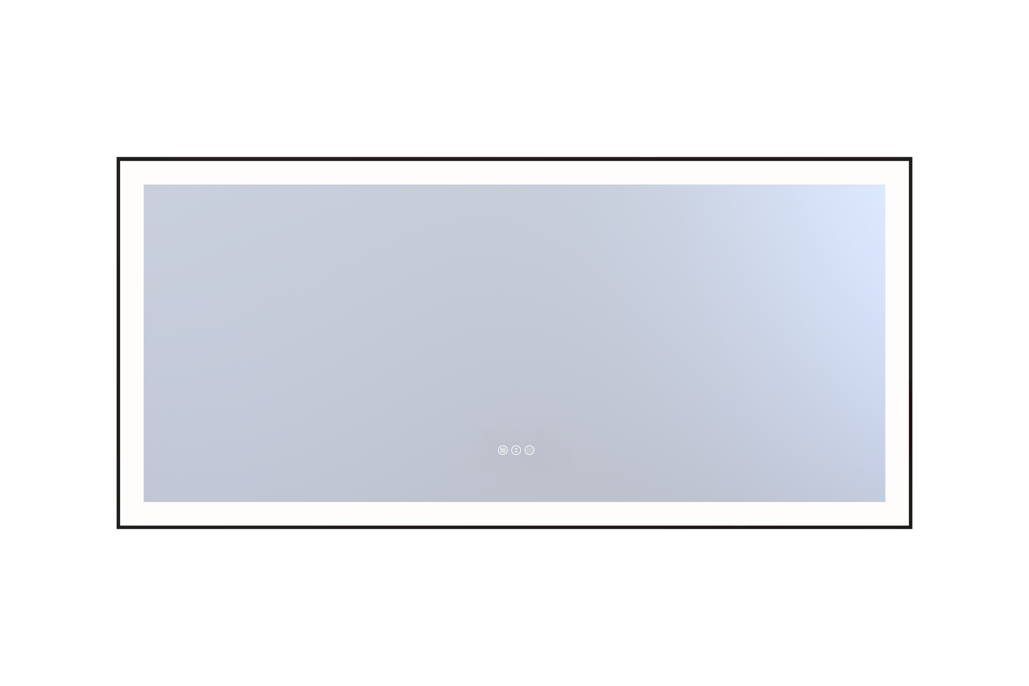 59*28in LED Mirror with Defogger & Dimmable - Silver 59*28in LED Mirror with Defogger & Dimmable - Silver