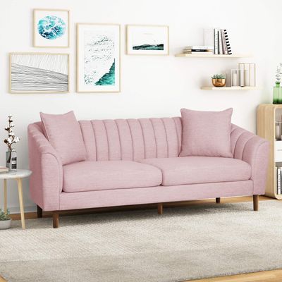 3 - Seater Sofa - Blush 3 - Seater Sofa - Blush