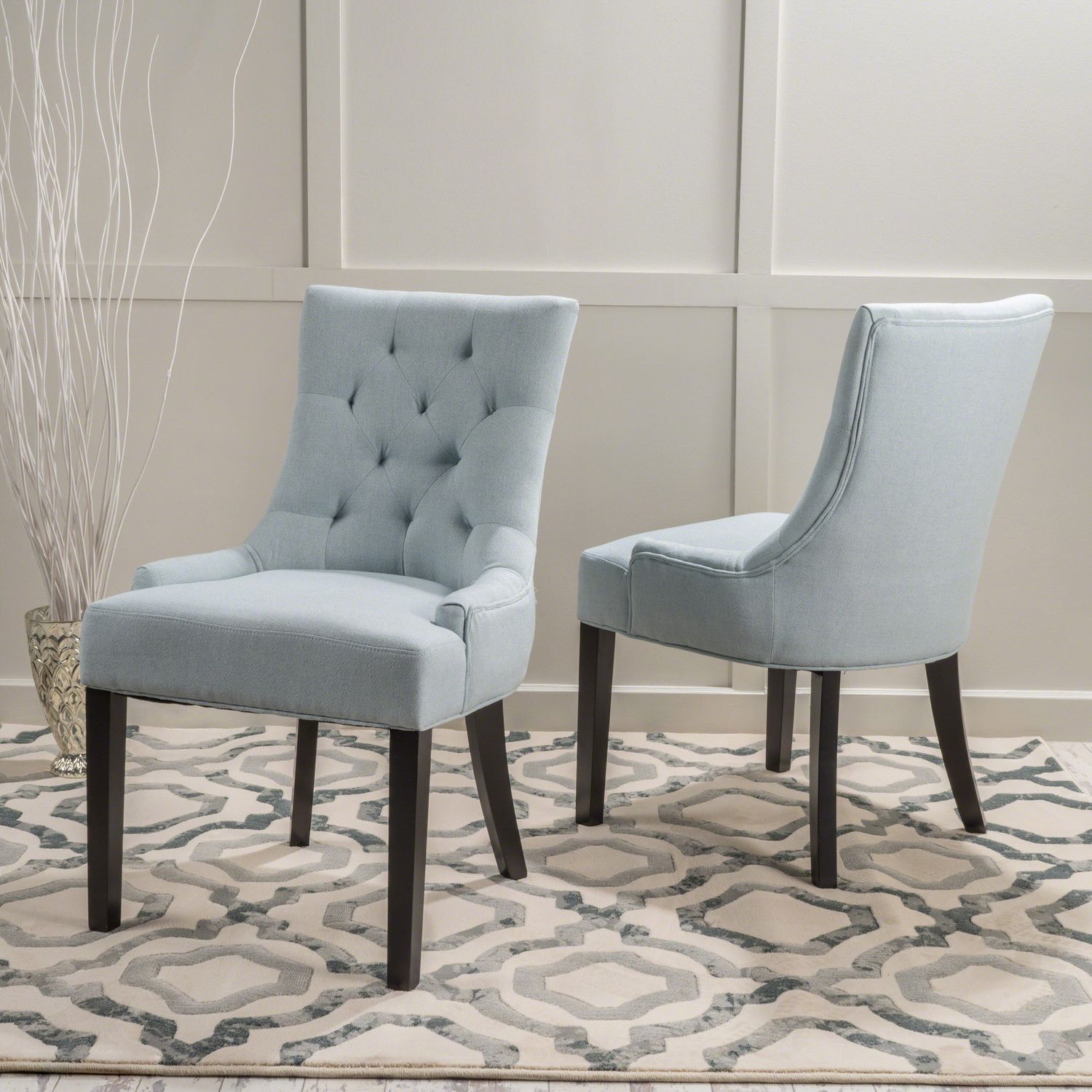 Cheney Dining Chair - Kd - Light Blue