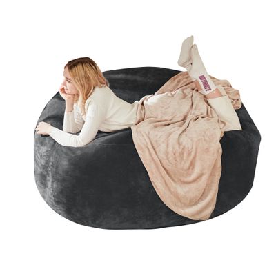 5FT bean bag chair, memory foam filling, adult and teen bean bag chair 5FT bean bag chair, memory foam filling, adult and teen bean bag chair