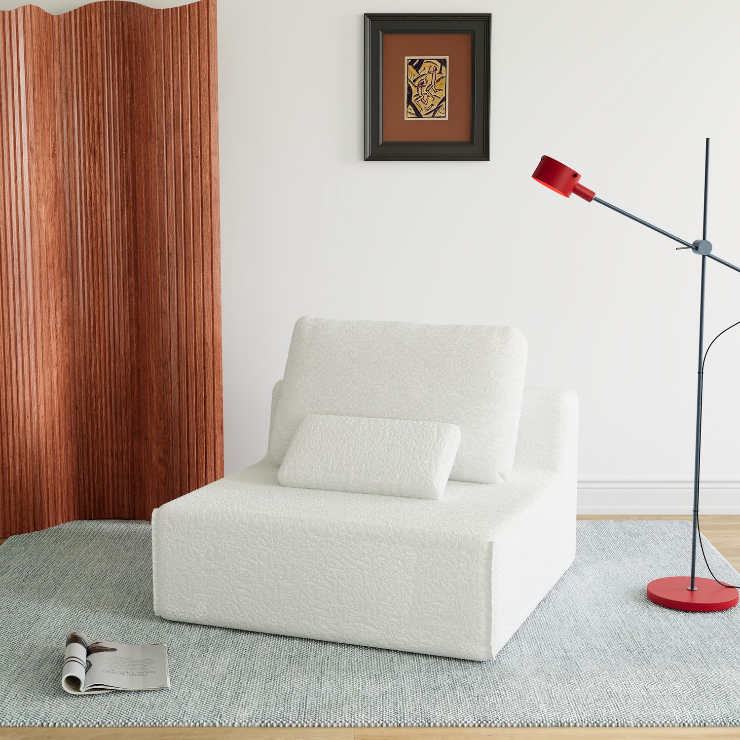 Oversized Modular Sectional Sofa - Creamy White - 39.37 x 39.37 x Oversized Modular Sectional Sofa - Creamy White - 39.37 x 39.37 x